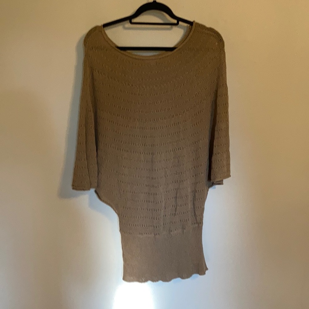 Brown slouchy shirt